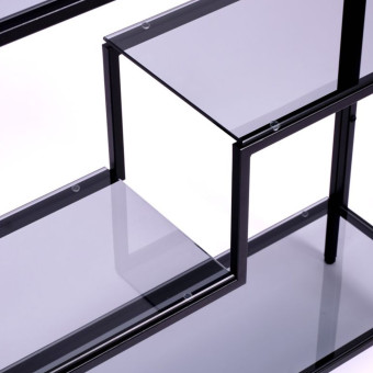 Кованые металлические консольные столики 1014-CB grey