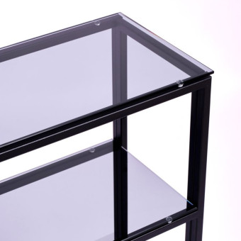 Кованые металлические консольные столики 1014-CB grey