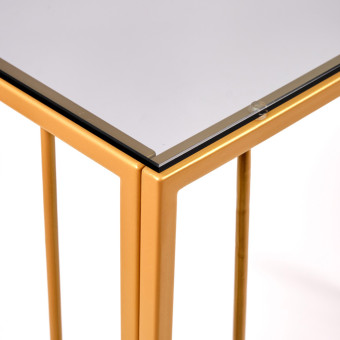 Узкий консольный столик в прихожую 1024-CG grey