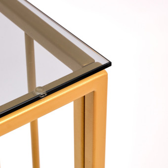 Узкий консольный столик в прихожую 1024-CG grey