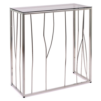 Узкий консольный столик в прихожую 1024-CS grey