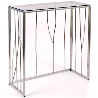 Узкий консольный столик в прихожую 1024-CS grey