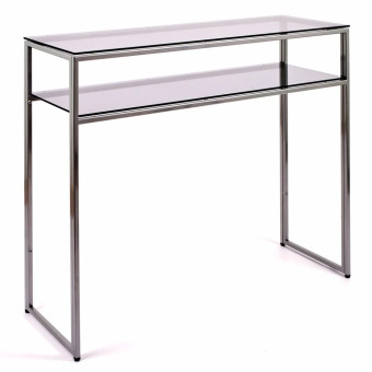 Узкий консольный столик в прихожую 1042-CS grey