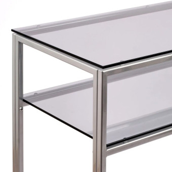 Узкий консольный столик в прихожую 1042-CS grey