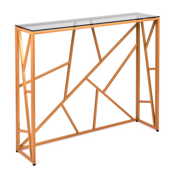 Узкий консольный столик в прихожую 1052-CG grey