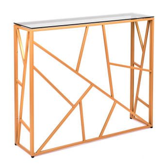 Узкий консольный столик в прихожую 1052-CG grey