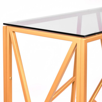 Узкий консольный столик в прихожую 1052-CG grey