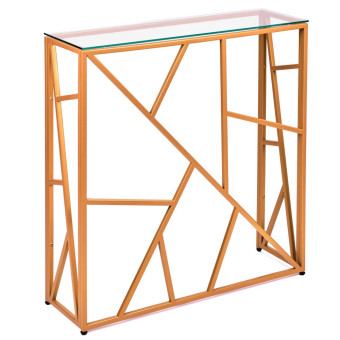 Узкий консольный столик в прихожую 1054-CG clear