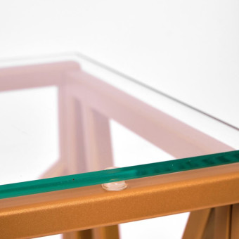 Узкий консольный столик в прихожую 1054-CG clear