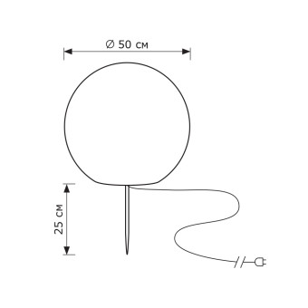 Уличный грунтовый светильник Lighthall Breeze 50 LH042017