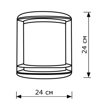 Уличный настенные светильник Lighthall Quartz LH062005