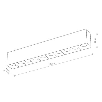 Накладной светильник Nowodvorski Midi Led White 10050