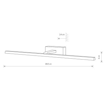 Подсветка для картин Nowodvorski Van Gogh Led Chrome (Cерия Van Gogh Led, Цвет Хром) арт. 10287