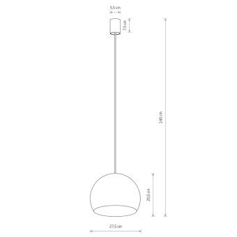 Подвесной светильник Nowodvorski Candy Satine Chocolate 10293