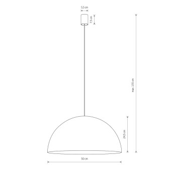 Подвесной светильник Nowodvorski Hemisphere Super L Satine Copper 10297