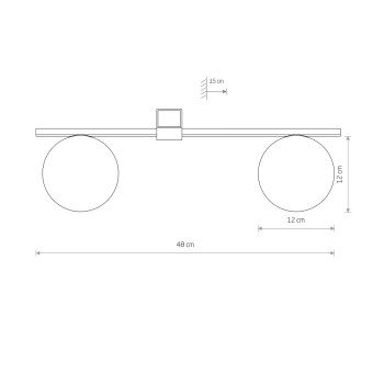 Потолочный cветильник Nowodvorski Pik Black 10300