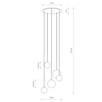 Люстра подвесная Nowodvorski Karo Black/Satine Gold 10303
