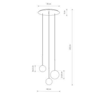 Люстра подвесная Nowodvorski Karo Black/Satine Gold 10304