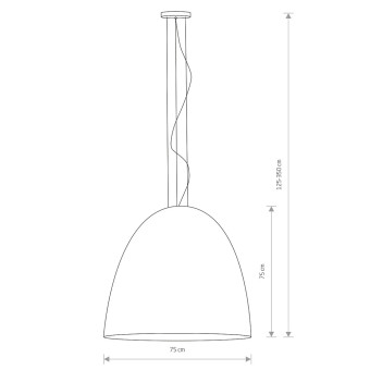Подвесной светильник Nowodvorski Egg Xl White/Copper 10325