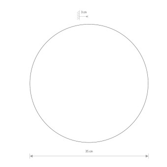 Настенный светильник Nowodvorski Ring Led L Satine Copper 10348