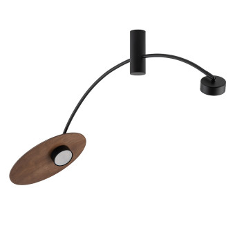 Потолочная люстра Nowodvorski Heft Dark Wood/Black 10356