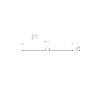 Настенный светильник Nowodvorski Spin Led S Black 10368