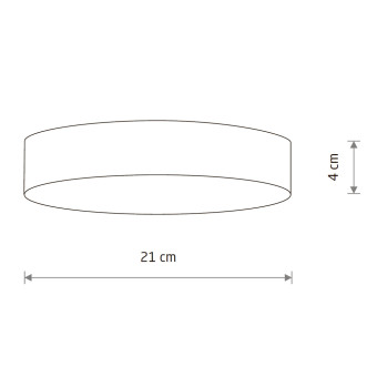 Потолочный cветильник Nowodvorski Lid Round Led White 10404