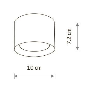 Потолочный cветильник Nowodvorski Bol Black 10484