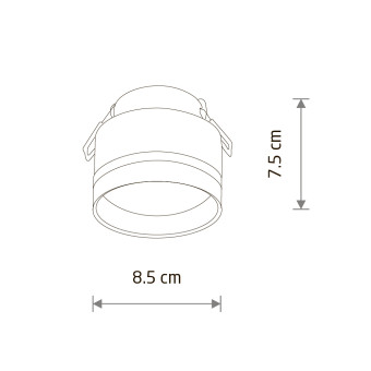 Встраиваемый светильник Nowodvorski Murter White 10490