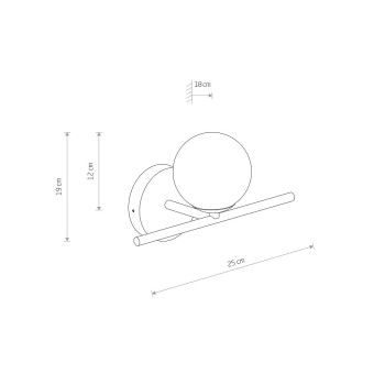 Настенный светильник Nowodvorski Aralia Brass 10527