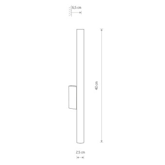 Настенный светильник Nowodvorski Laser Wall Satine Chocolate 10564