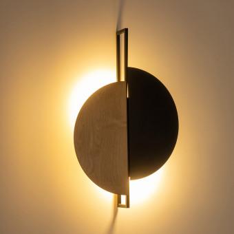 Настенный светильник Nowodvorski Sunset B Natural Wood/Black 10577