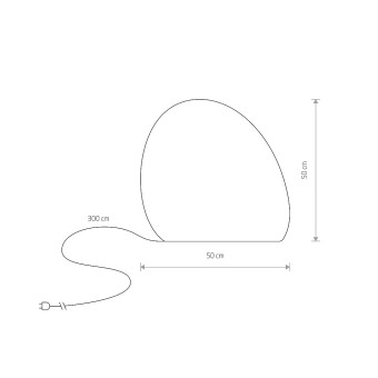 Ландшафтный светильник Nowodvorski Stone M White 10580