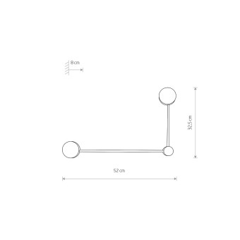 Настенный светильник  Nowodvorski Orbit White 10637