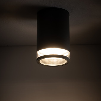 Уличный потолочный светодиодный светильник Nowodvorski Rock Pro Graphite 10687