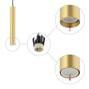Подвесной светильник Nowodvorski Fourty M Brass/Black (Cерия Fourty M, Цвет Латунь/Черный) арт. 10772