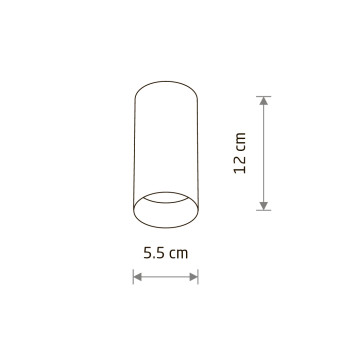 Потолочный cветильник Nowodvorski Mono S Gray 10785