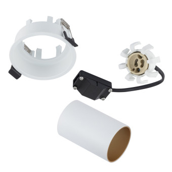 Спот встраиваемый Nowodvorski Mono Slide White/Gold 10797