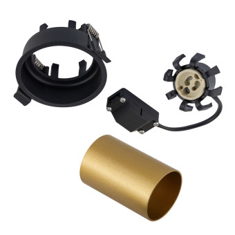 Спот встраиваемый Nowodvorski Mono Slide Gold/Black 10800