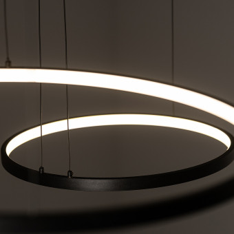 Подвесная люстра Nowodvorski Circolo Led Black 10817