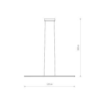Подвесной светильник Nowodvorski Bar Led S Black 10847