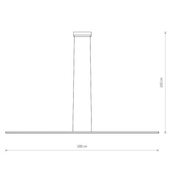 Подвесной светильник Nowodvorski Bar Led L Black 10850