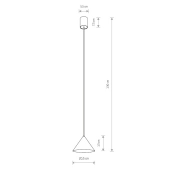 Подвесной светильник Nowodvorski Zenith S Gray 10881