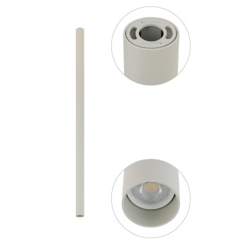 Потолочный cветильник Nowodvorski Fourty L Gray 10895