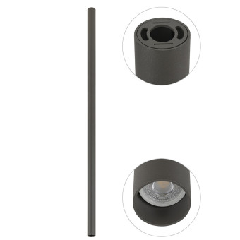 Потолочный cветильник Nowodvorski  Fourty XL Gray 10899