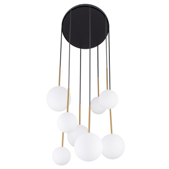 Люстра подвесная Nowodvorski Karo Black/Satine Gold 10934