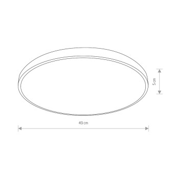 Потолочный cветильник Nowodvorski Agnes Round Led Pro Black 10973