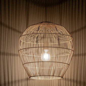 Подвесная люстра Nowodvorski Haiti M Wood 11164