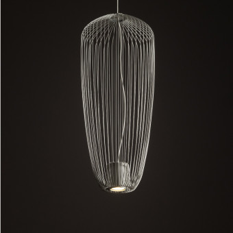 Подвесная люстра Nowodvorski Pumpkin S Silk Gray 11242