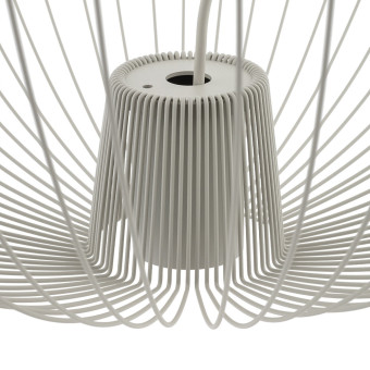 Подвесная люстра Nowodvorski Pumpkin M Silk Gray 11244